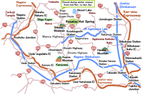 広域地圖（草津地區地圖）