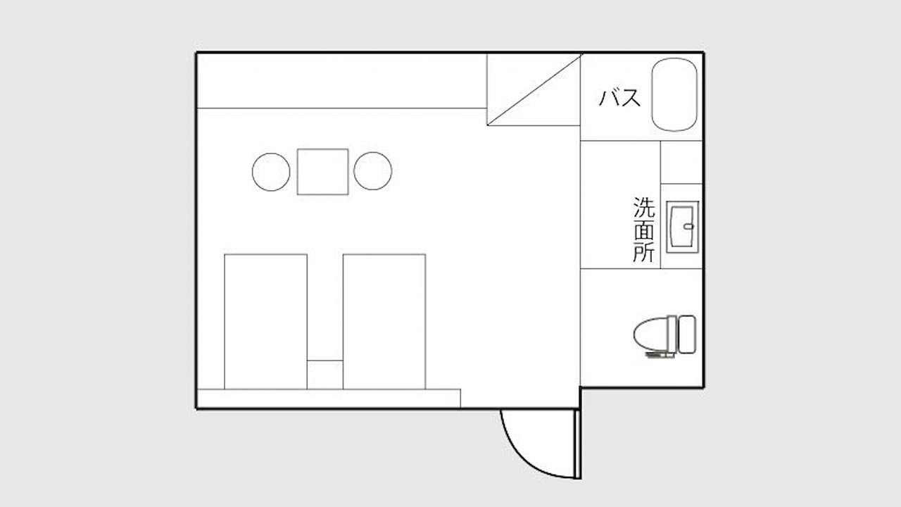 安肖恩西式房間平面圖