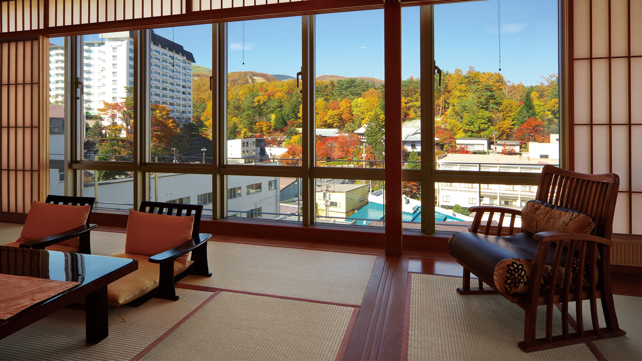 日式寬邊房間的範例